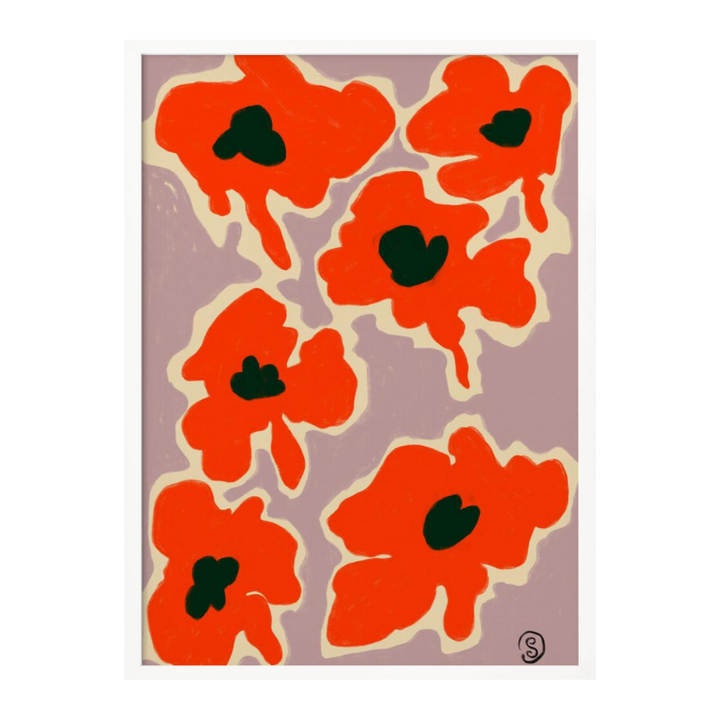 Cuadro "Vibrant Poppy Flowers"