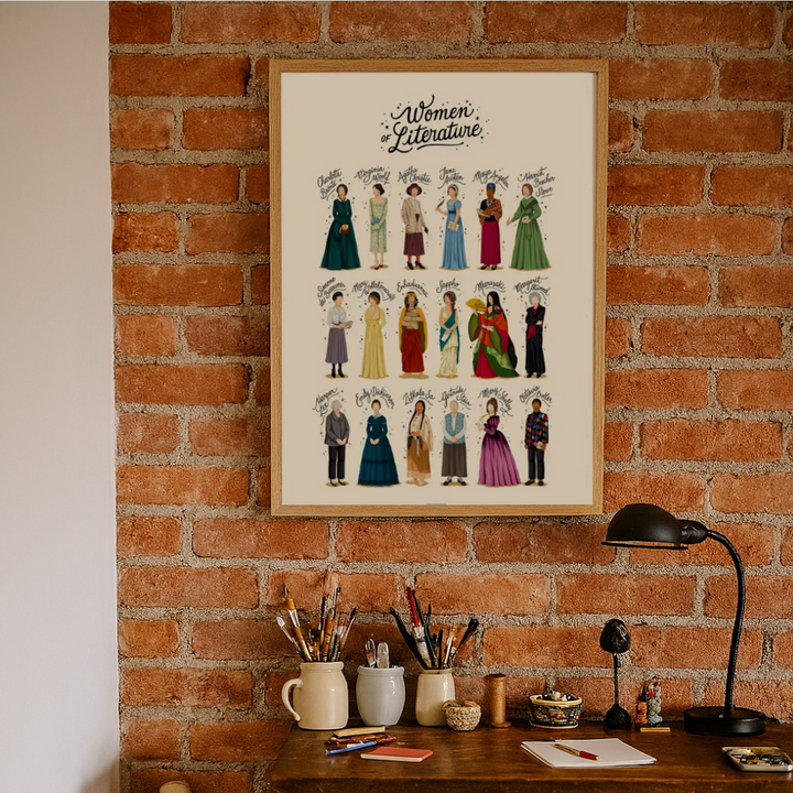 Cuadro "Women of Literature"