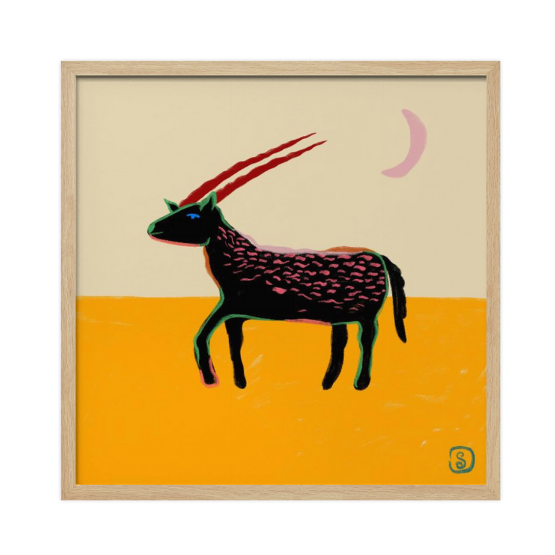 Cuadro "Stylized Animal With Vibrant Colors"