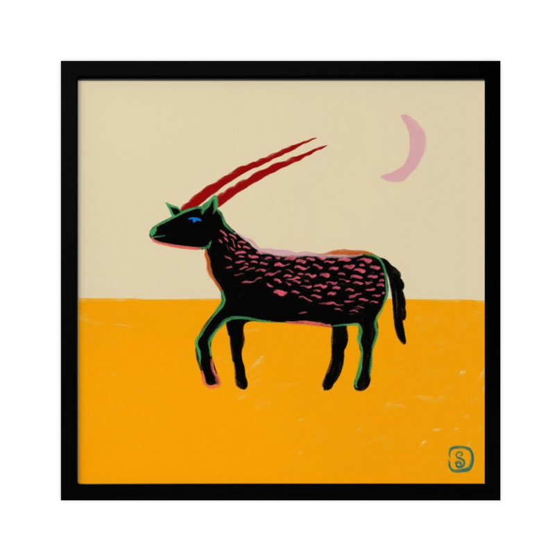 Cuadro "Stylized Animal With Vibrant Colors"