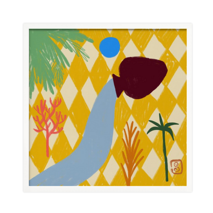 Cuadro "Vibrant Oasis Flow"