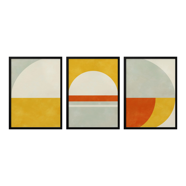 Set de cuadros "Solar Rhythm"