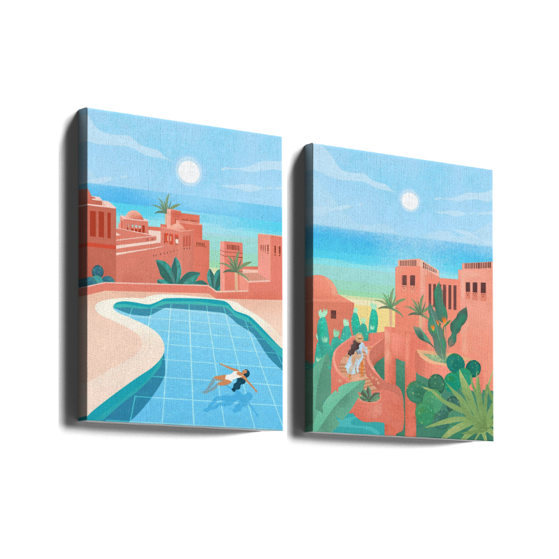 Set de cuadros "Canary Islands"