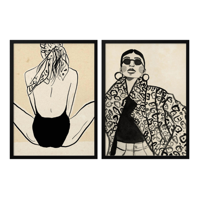 Set de cuadros "Beach Vibes"