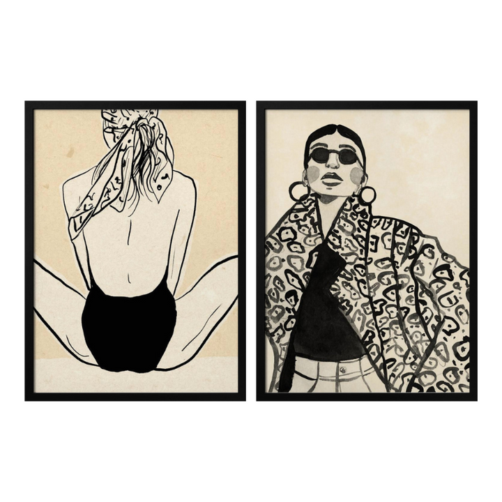 Set de cuadros "Beach Vibes"