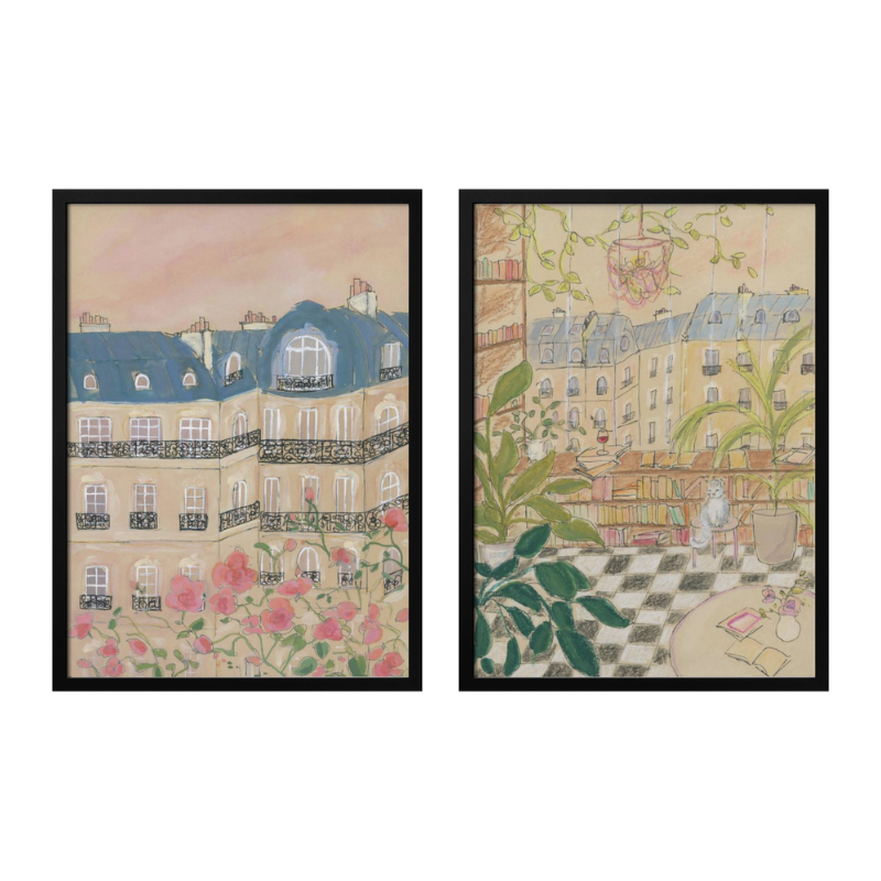 Set de cuadros "Parisian Daydreams"