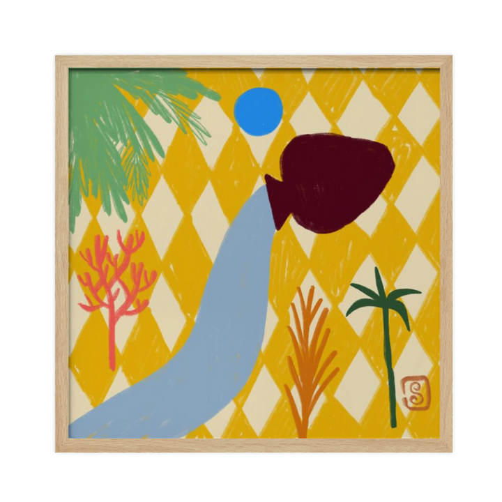 Cuadro "Vibrant Oasis Flow"