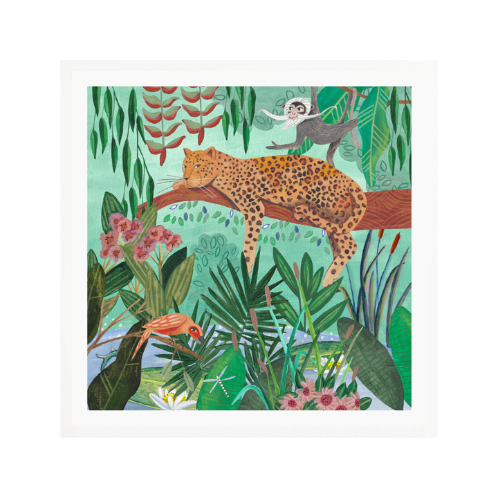 Cuadro "Leopard in the jungle"