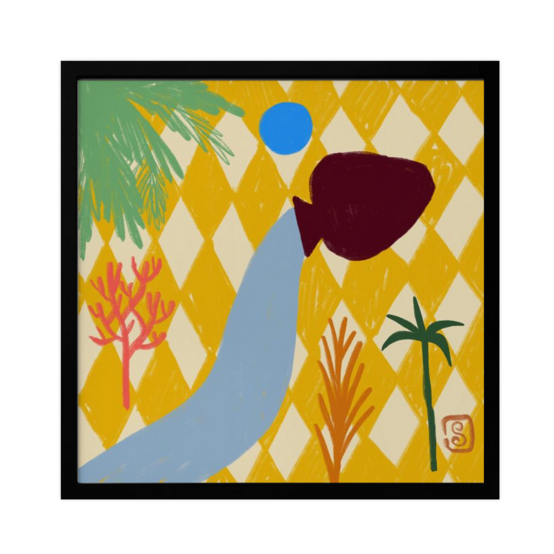 Cuadro "Vibrant Oasis Flow"