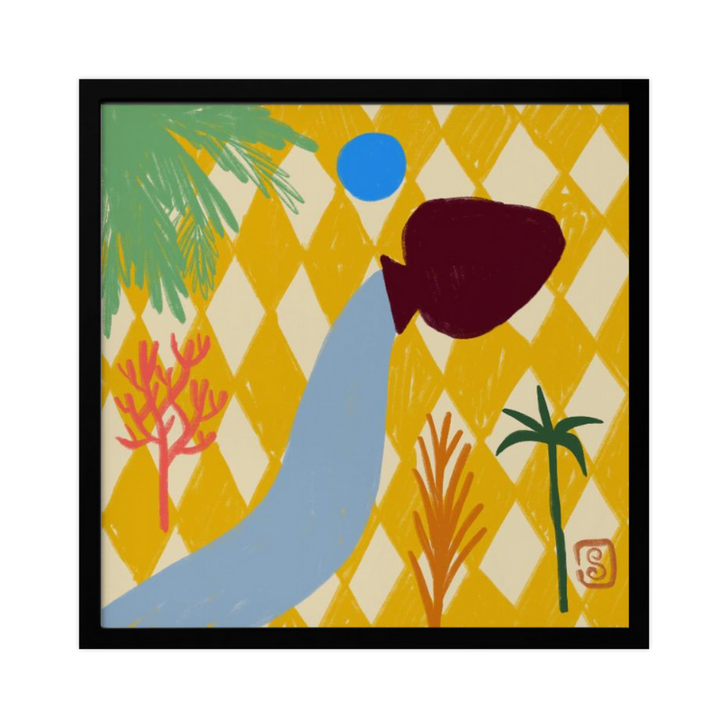 Cuadro "Vibrant Oasis Flow"