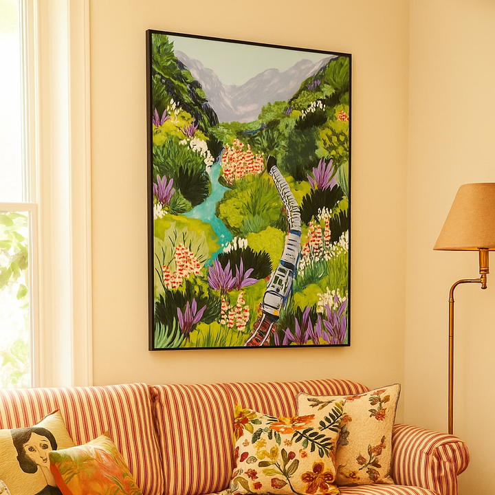 Cuadro "Train Travel"