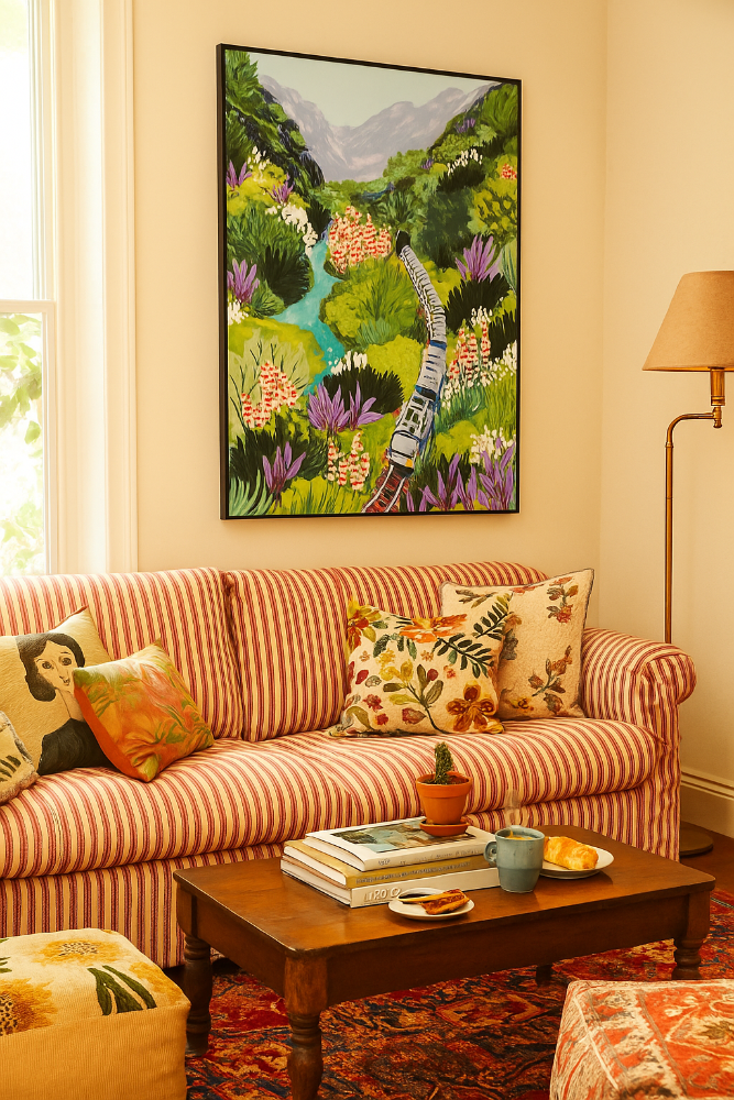 Cuadro "Train Travel"