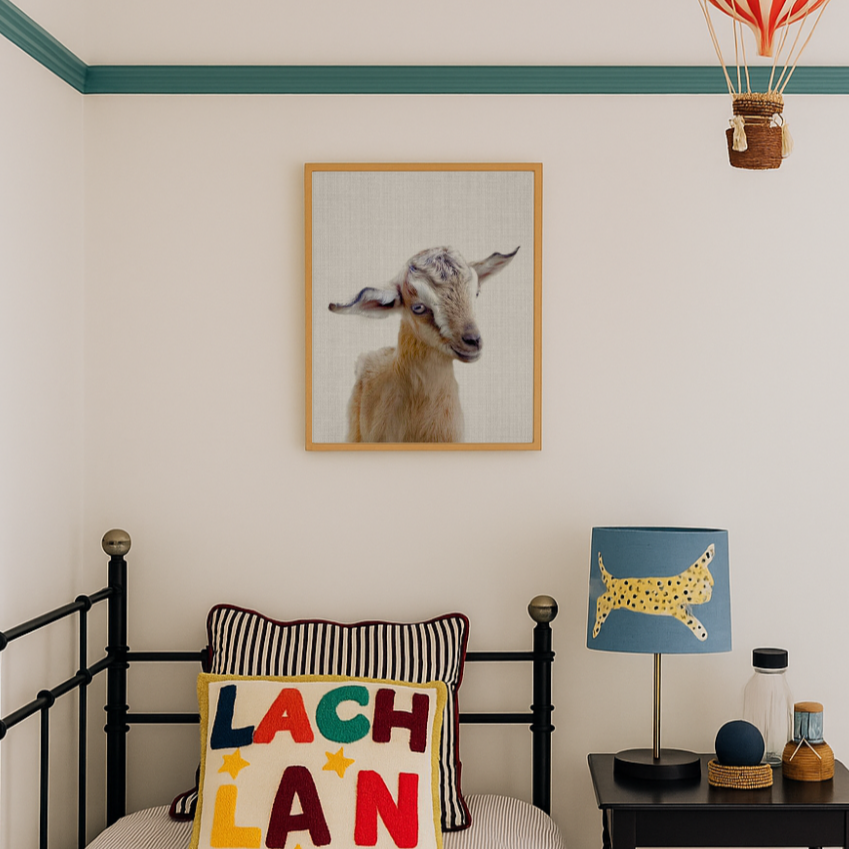 Cuadro "Peekaboo Baby Goat"