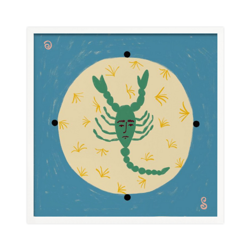 Cuadro "Scorpion With A Human Face"