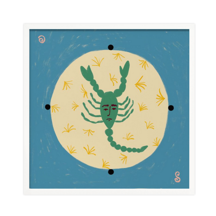 Cuadro "Scorpion With A Human Face"