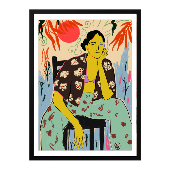 Cuadro "Sun and Waves"