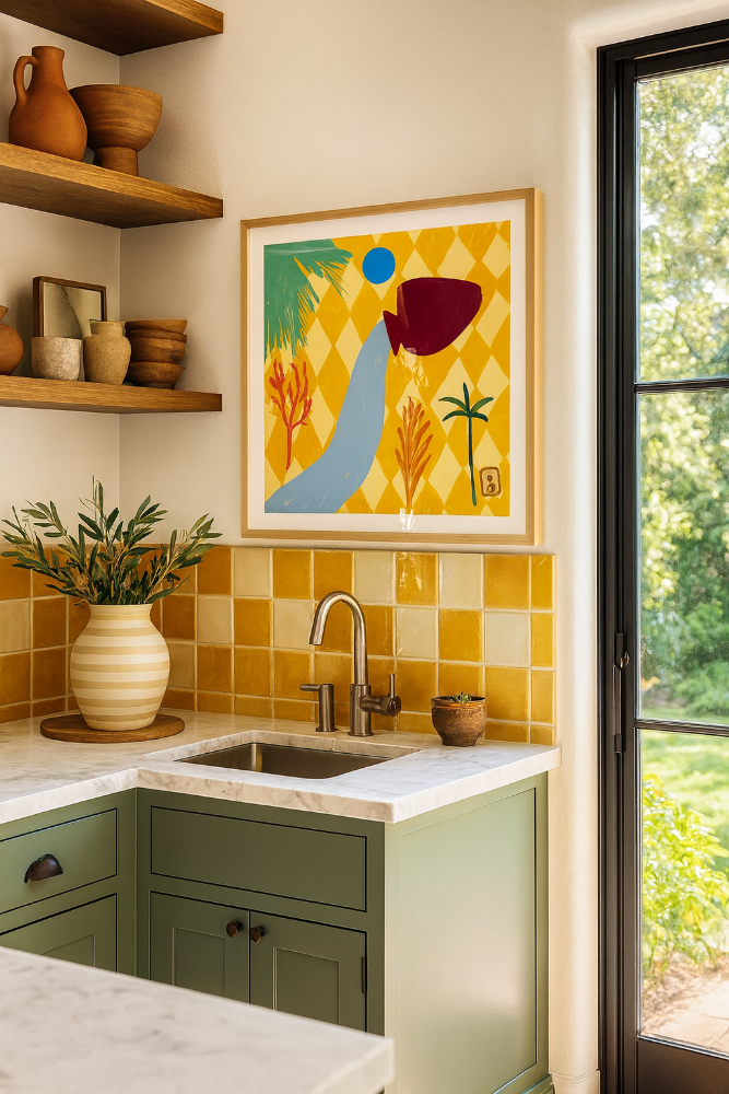 Cuadro "Vibrant Oasis Flow"