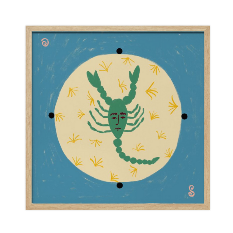 Cuadro "Scorpion With A Human Face"