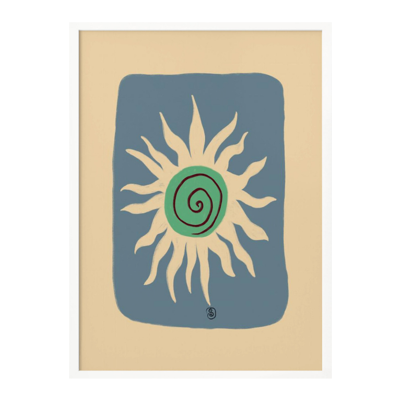 Cuadro "Sun Spiral Dance"