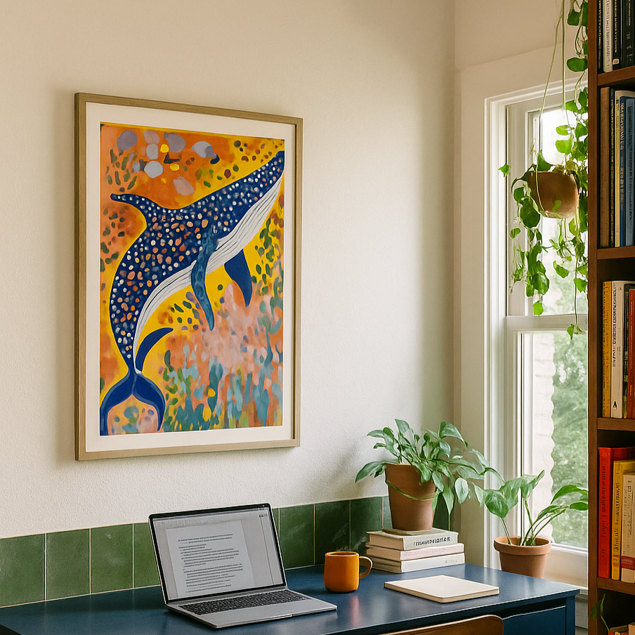 Cuadro "Spotted Whale"