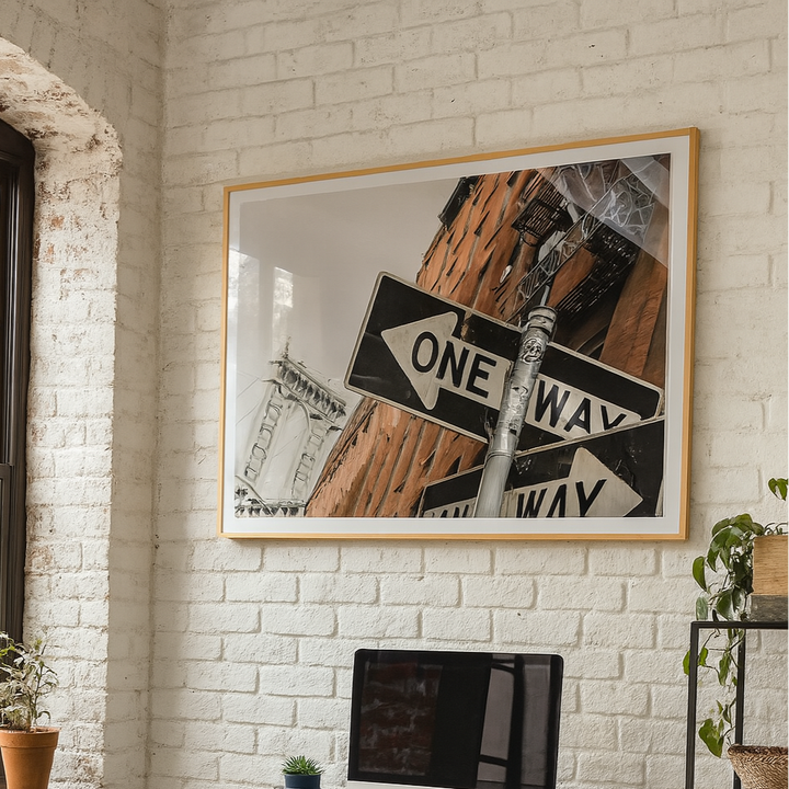 Cuadro "Manhattan Bridge One Way"