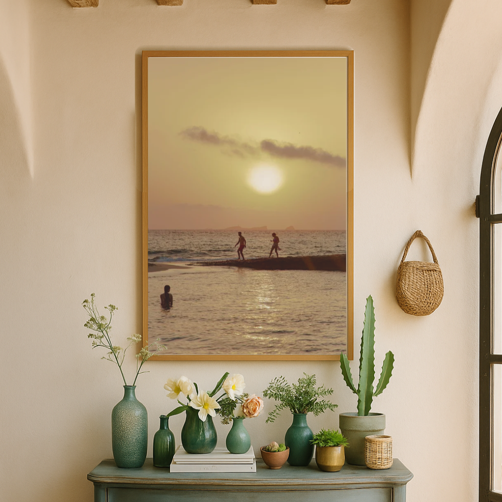 Cuadro "Atardecer en Ibiza"