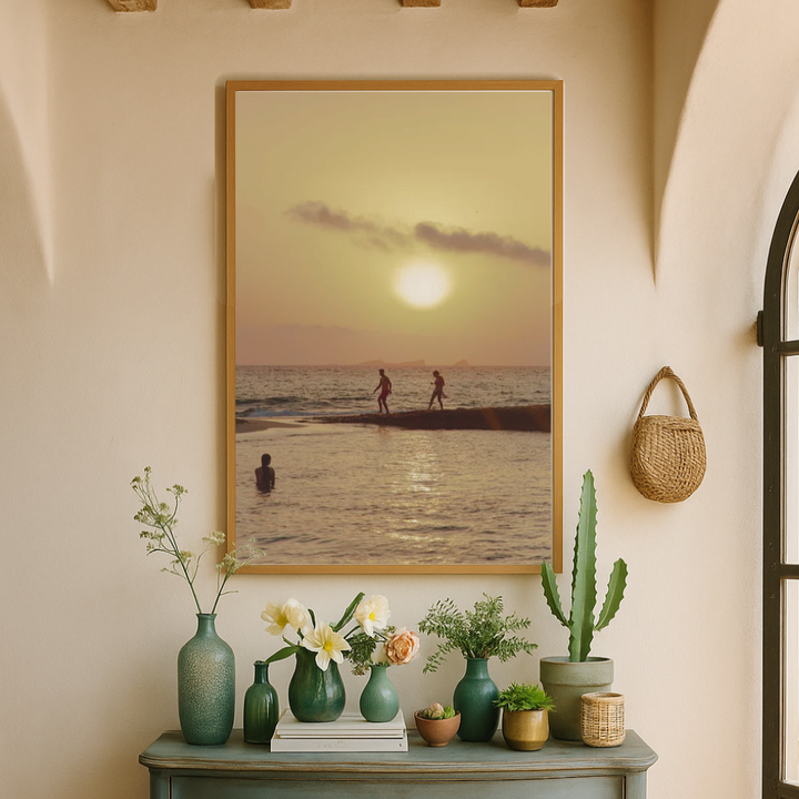 Cuadro "Atardecer en Ibiza"