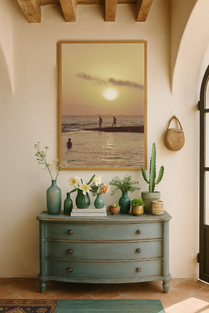 Cuadro "Atardecer en Ibiza"