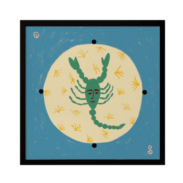 Cuadro "Scorpion With A Human Face"