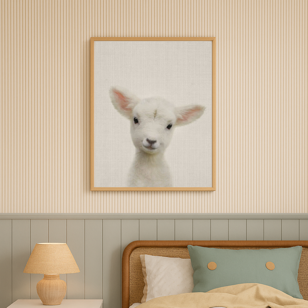 Cuadro "Peekaboo Baby Sheep"
