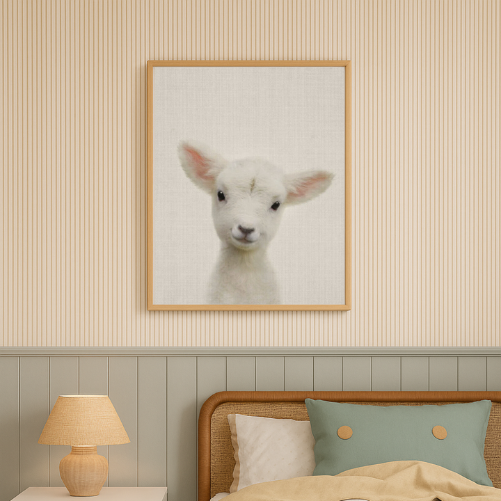 Cuadro "Peekaboo Baby Sheep"