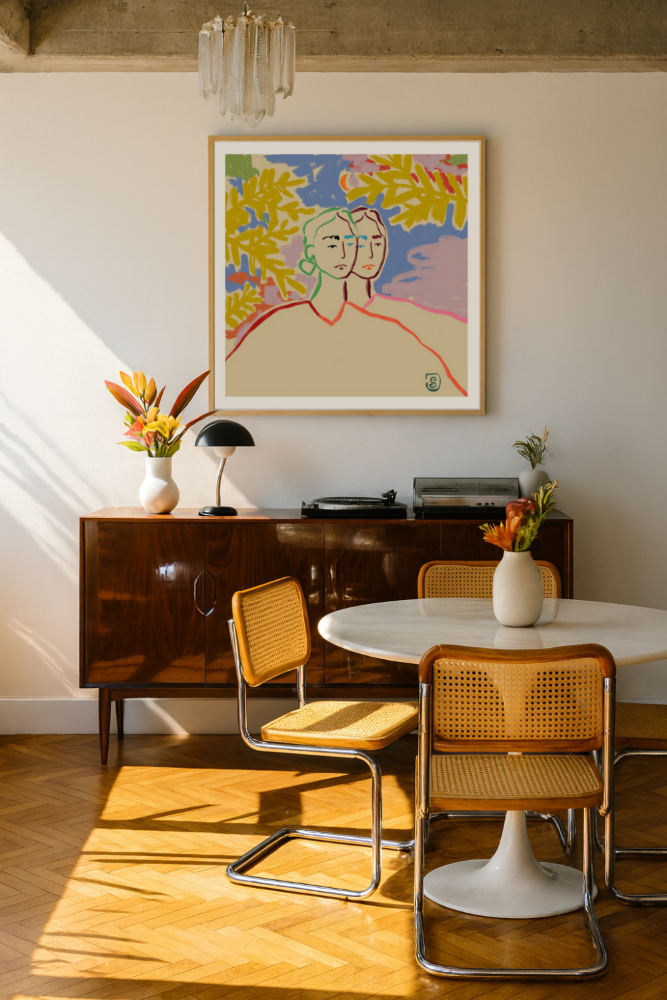 Cuadro "Dual Serenity"