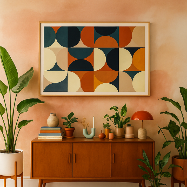 Cuadro "Geometry New12 Marron"