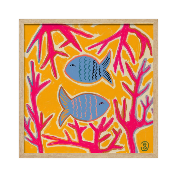 Cuadro "Coral Companions"