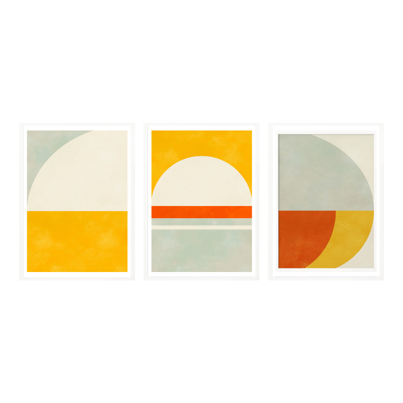 Set de cuadros "Solar Rhythm"