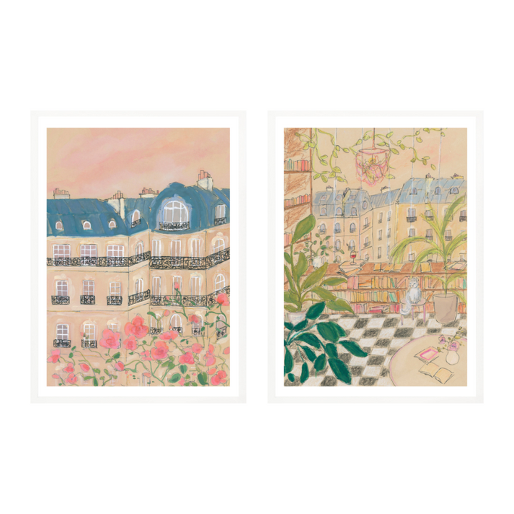 Set de cuadros "Parisian Daydreams"