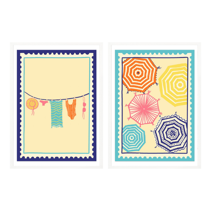 Set de cuadros "Beach Shades"