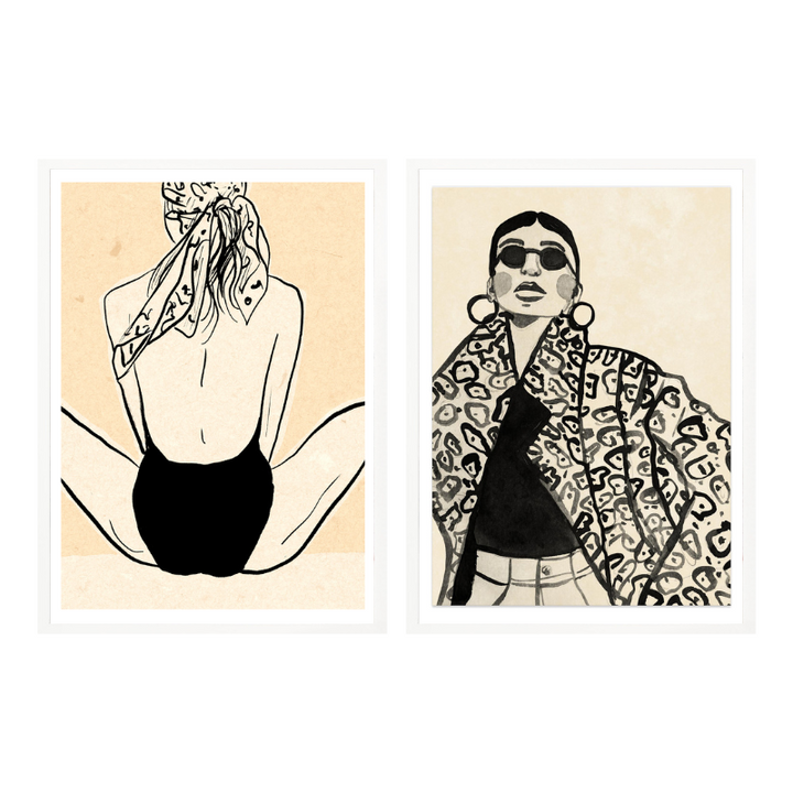 Set de cuadros "Beach Vibes"