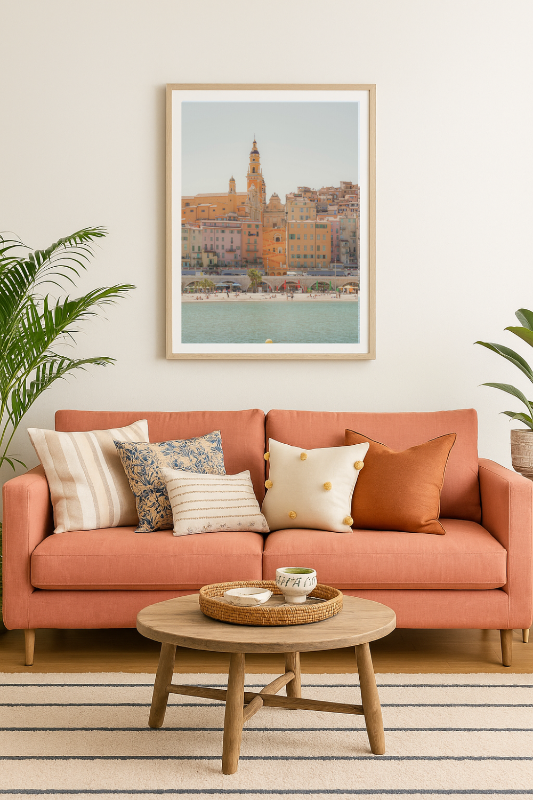 Cuadro "Skyline of Menton"