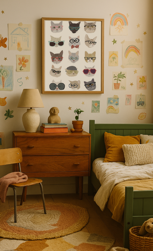 Cuadro "Cats With Glasses"