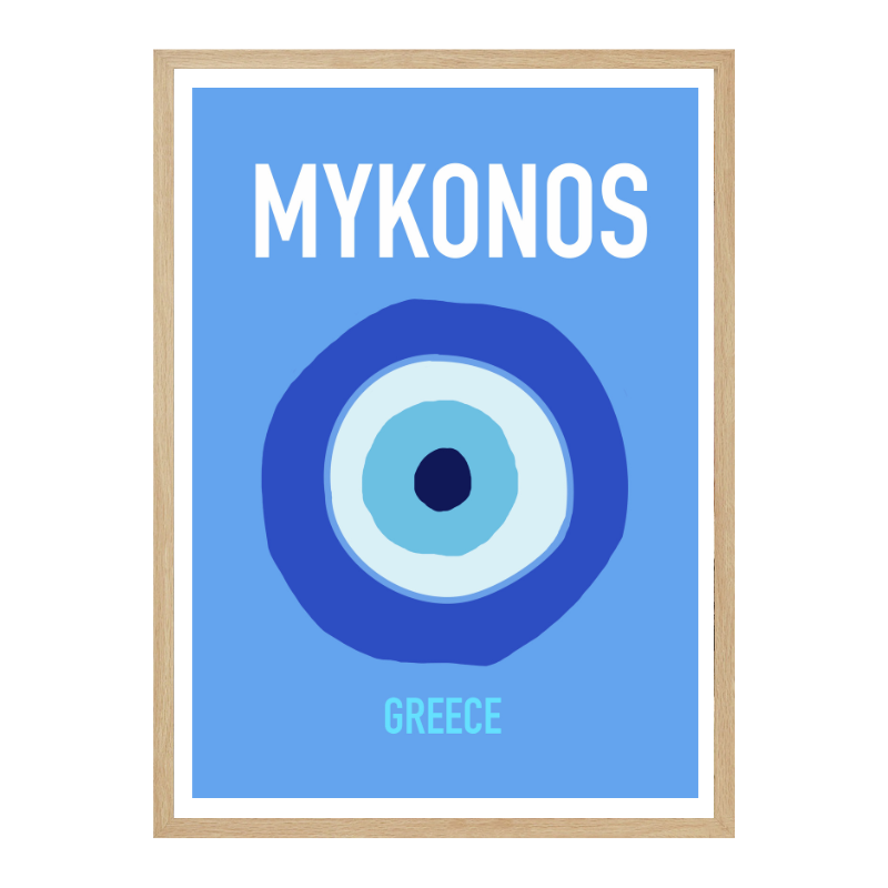 Cuadro "Mykonos"