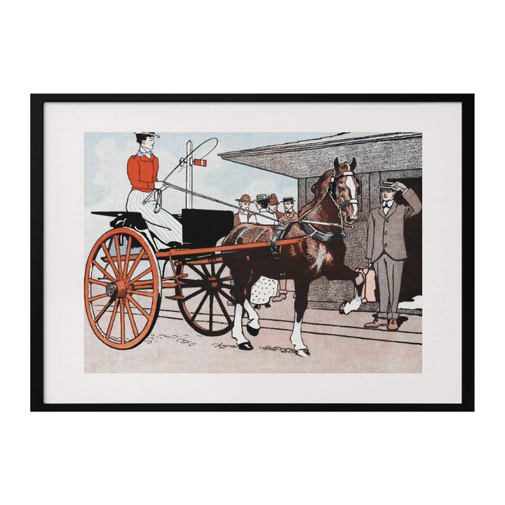 Cuadro "Woman In a Horse Carriage"