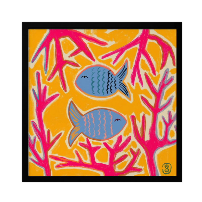 Cuadro "Coral Companions"