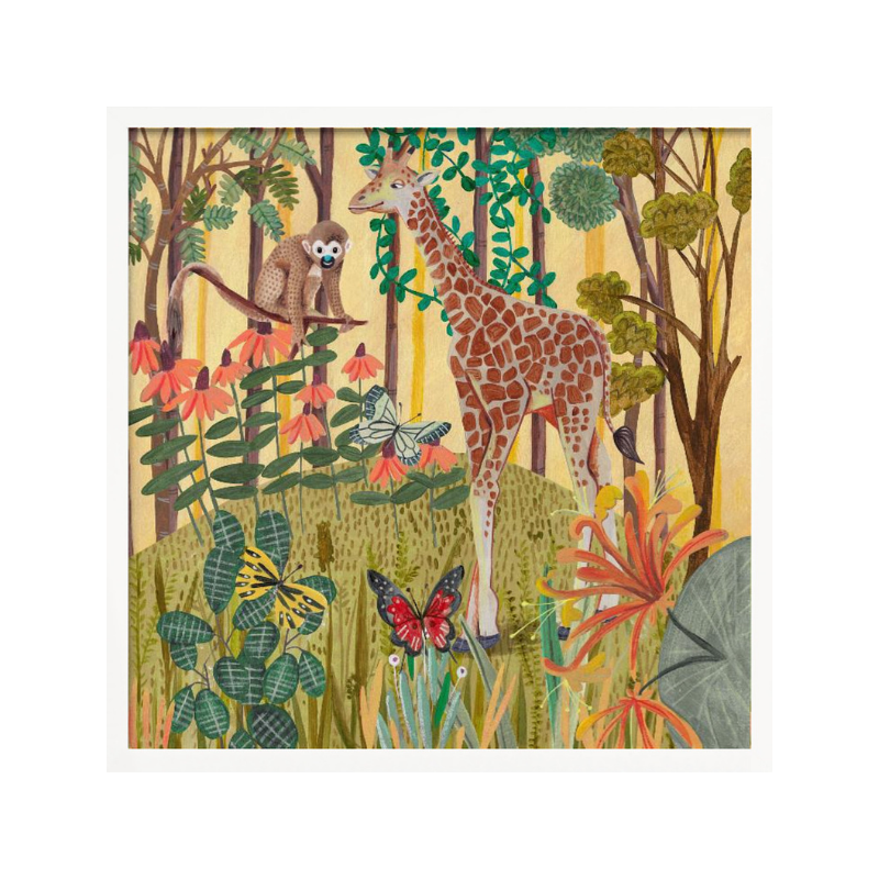 Cuadro "Giraffe in nature"