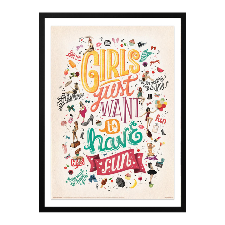 Cuadro "Girls Just Want to Have Fun"