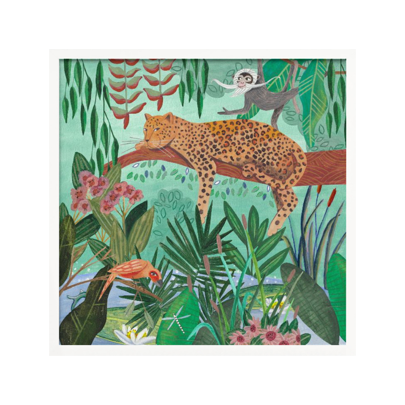 Cuadro "Leopard in the jungle"