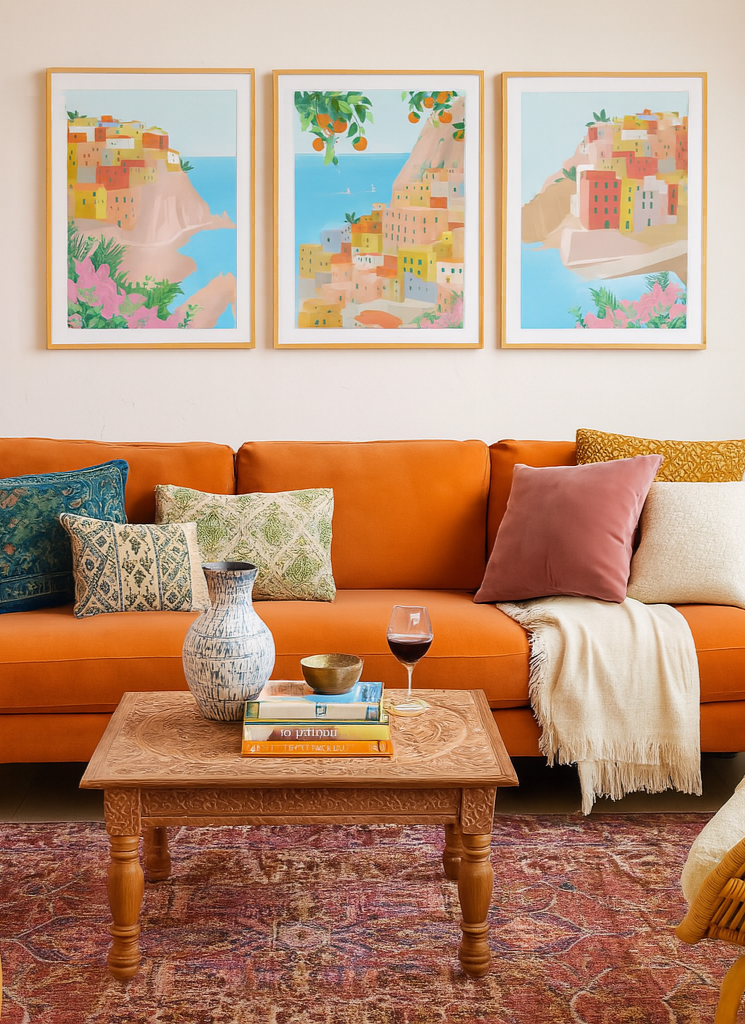 Set de cuadros "Italian Riviera Vibes"