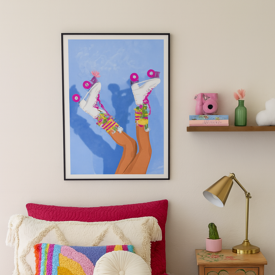 Cuadro "Skate like a Girl"