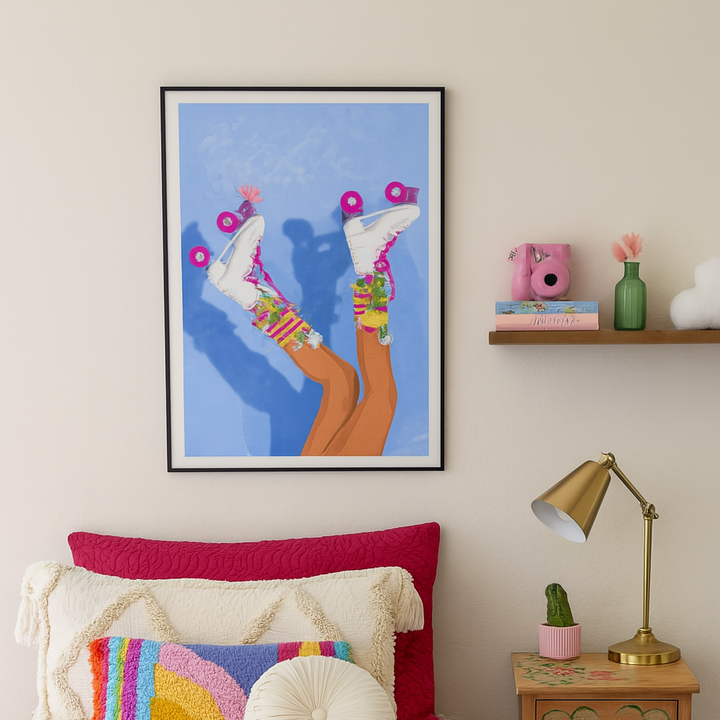 Cuadro "Skate like a Girl"