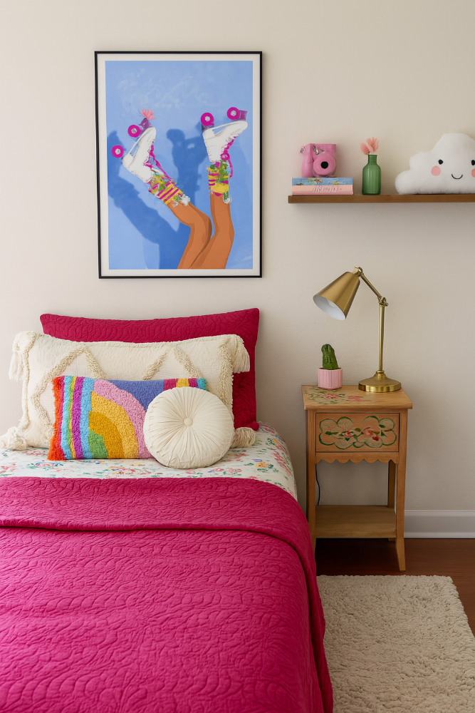 Cuadro "Skate like a Girl"